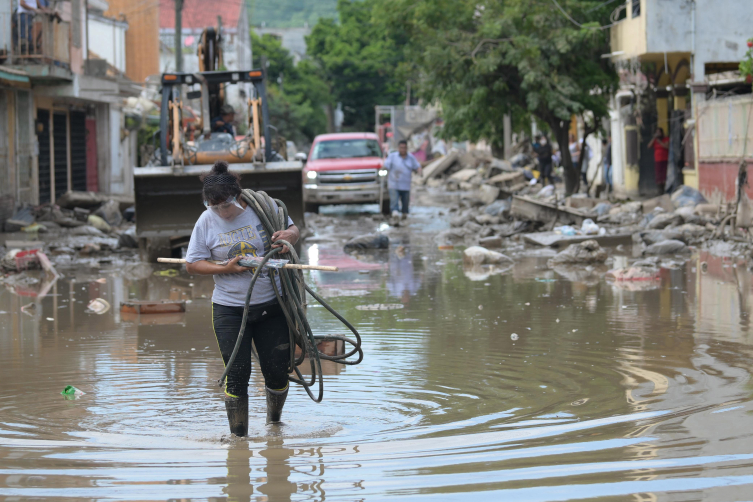 aa-39415179 Meksika'da sel felaketi: Can kaybı 72'ye yükseldi
