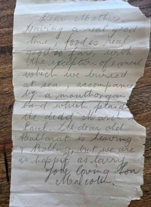 Birinci Dünya Savaşı askerlerinin şişedeki mektupları 100 yıl sonra Avustralya kıyısında bulundu